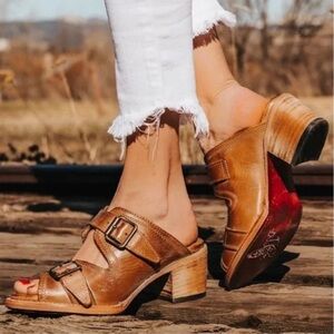 Freebird Caprice Leather Sandals Size 7